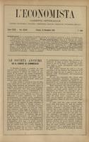L'economista: gazzetta settimanale di scienza economica, finanza, commercio, banchi, ferrovie e degli interessi privati - A.32 (1905) n.1646, 19 novembre