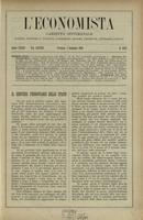 L'economista: gazzetta settimanale di scienza economica, finanza, commercio, banchi, ferrovie e degli interessi privati - A.33 (1906) n.1653, 7 gennaio