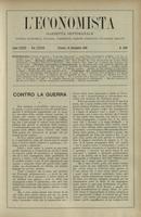 L'economista: gazzetta settimanale di scienza economica, finanza, commercio, banchi, ferrovie e degli interessi privati - A.33 (1906) n.1689, 16 settembre