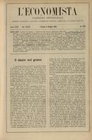 L'economista: gazzetta settimanale di scienza economica, finanza, commercio, banchi, ferrovie e degli interessi privati - A.35 (1908) n.1796, 4 ottobre