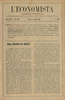 L'economista: gazzetta settimanale di scienza economica, finanza, commercio, banchi, ferrovie e degli interessi privati - A.39 (1912) n.1981, 21 aprile