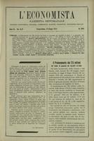 L'economista: gazzetta settimanale di scienza economica, finanza, commercio, banchi, ferrovie e degli interessi privati - A.40 (1913) n.2041, 15 giugno