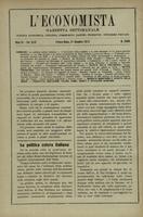 L'economista: gazzetta settimanale di scienza economica, finanza, commercio, banchi, ferrovie e degli interessi privati - A.40 (1913) n.2068, 21 dicembre