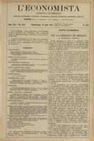 L'economista: gazzetta settimanale di scienza economica, finanza, commercio, banchi, ferrovie e degli interessi privati - A.42 (1915) n.2137, 18 aprile