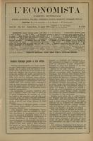 L'economista: gazzetta settimanale di scienza economica, finanza, commercio, banchi, ferrovie e degli interessi privati - A.41 (1914) n.2104, 30 agosto