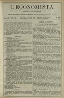 L'economista: gazzetta settimanale di scienza economica, finanza, commercio, banchi, ferrovie e degli interessi privati - A.43 (1916) n.2207, 20 agosto