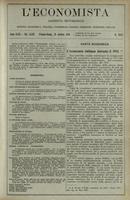 L'economista: gazzetta settimanale di scienza economica, finanza, commercio, banchi, ferrovie e degli interessi privati - A.43 (1916) n.2215, 15 ottobre
