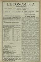 L'economista: gazzetta settimanale di scienza economica, finanza, commercio, banchi, ferrovie e degli interessi privati - A.45 (1918) n.2319, 13 ottobre