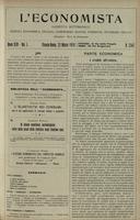 L'economista: gazzetta settimanale di scienza economica, finanza, commercio, banchi, ferrovie e degli interessi privati - A.46 (1919) n.2342, 23 marzo