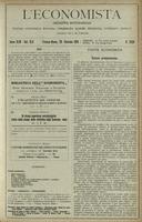 L'economista: gazzetta settimanale di scienza economica, finanza, commercio, banchi, ferrovie e degli interessi privati - A.46 (1919) n.2334, 26 gennaio