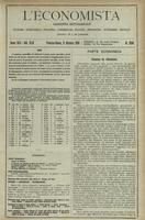 L'economista: gazzetta settimanale di scienza economica, finanza, commercio, banchi, ferrovie e degli interessi privati - A.45 (1918) n.2318, 6 ottobre