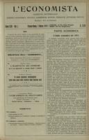 L'economista: gazzetta settimanale di scienza economica, finanza, commercio, banchi, ferrovie e degli interessi privati - A.46 (1919) n.2339, 2 marzo