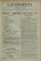 L'economista: gazzetta settimanale di scienza economica, finanza, commercio, banchi, ferrovie e degli interessi privati - A.48 (1921) n.2478, 30 ottobre