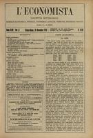 L'economista: gazzetta settimanale di scienza economica, finanza, commercio, banchi, ferrovie e degli interessi privati - A.47 (1920) n.2430, 28 novembre