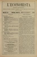 L'economista: gazzetta settimanale di scienza economica, finanza, commercio, banchi, ferrovie e degli interessi privati - A.47 (1920) n.2422, 3 ottobre