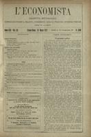 L'economista: gazzetta settimanale di scienza economica, finanza, commercio, banchi, ferrovie e degli interessi privati - A.49 (1922) n.2498, 19 marzo