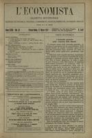 L'economista: gazzetta settimanale di scienza economica, finanza, commercio, banchi, ferrovie e degli interessi privati - A.48 (1921) n.2447, 27 marzo