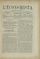 L'economista: gazzetta settimanale di scienza economica, finanza, commercio, banchi, ferrovie e degli interessi privati - A.01 (1874) n.20, 17 settembre