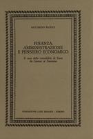 Finanza, amministrazione e pensiero economico. Il caso della contabilità di Stato da Cavour al Fascismo