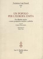 Un popolo per l'Europa unita. Fra dibattito storico e nuove prospettive teoriche e politiche