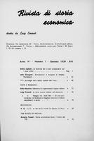 Rivista di storia economica. A.04 (1939) n.1, Gennaio