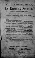 La riforma sociale. Rassegna di scienze sociali e politiche A.2 (1895) Vol. 3