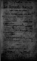 La riforma sociale. Rassegna di scienze sociali e politiche A.3 (1896) Vol. 5