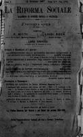 La riforma sociale. Rassegna di scienze sociali e politiche A.14 (1907) Vol. 17