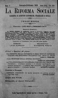 La riforma sociale. Rassegna di questioni economiche, finanziarie e sociali A.17 (1910) Vol. 21