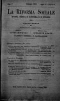 La riforma sociale. Rivista critica di economia e di finanza A.20 (1913) Vol. 24