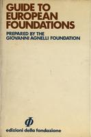 Guide to european foundations