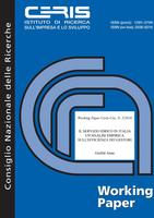 Il servizio idrico in Italia: un'analisi empirica sull'efficienza dei gestori [The water service in Italy: an empirical analysis about cost efficiency]