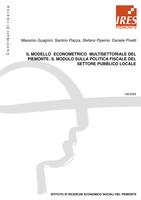 Il modello econometrico multisettoriale del Piemonte : il modulo sulla politica fiscale del settore pubblico locale