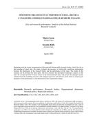 Dimensione organizzativa e performance della ricerca: l’analisi del Consiglio Nazionale delle Ricerche italiano (Size and research performance: Analysis of the Italian National Research Council)