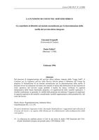 La funzione di costo nel servizio idrico. Un contributo al dibattito sul metodo normalizzato per la determinazione della tariffa del servizio idrico integrato