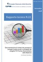 Documentazione di sintesi dei processi di sviluppo locale avviati e sviluppati dal progetto Pit Promos Area siciliana delle Madonie