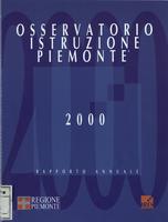 Osservatorio istruzione Piemonte. Rapporto 2000