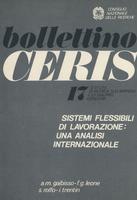 Bollettino CERIS n. 17 Sistemi flessibili di lavorazione. Una analisi internazionale