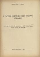 I fattori essenziali dello sviluppo economico