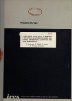 Valutazione delle quote di mercato e dei livelli di modernizzazione del sistema distributivo alimentare per aree subregionali