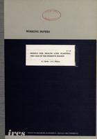 Models for health care planning: the case of the Piemonte region