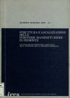 Struttura e localizzazione delle industrie manifatturiere in Piemonte