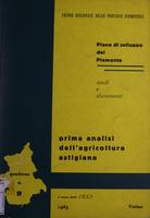 Piano di sviluppo del Piemonte : studi e documenti : prima analisi dell'agricoltura astigiana