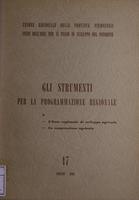 Gli strumenti per la programmazione regionale. 2. l'Ente regionale di sviluppo agricolo, la cooperazione agricola