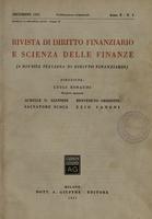 Rivista di diritto finanziario e scienza delle finanze. 1951, Anno 10, n.4, dicembre