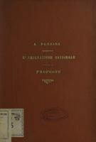 L'emigrazione nazionale : proposte