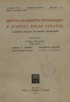 Rivista di diritto finanziario e scienza delle finanze. 1955, Anno 14, n.2, giugno