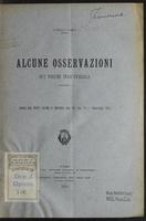 Alcune osservazioni sui premi industriali