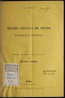 Mezzo secolo di studi economici e statistici