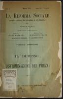 Il dumping e la discriminazione dei prezzi